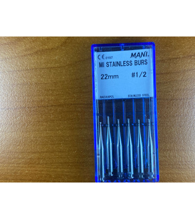 MI Stainless Burs N1-2 22MM 