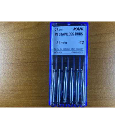 MI Stainless Burs N2 22MM 