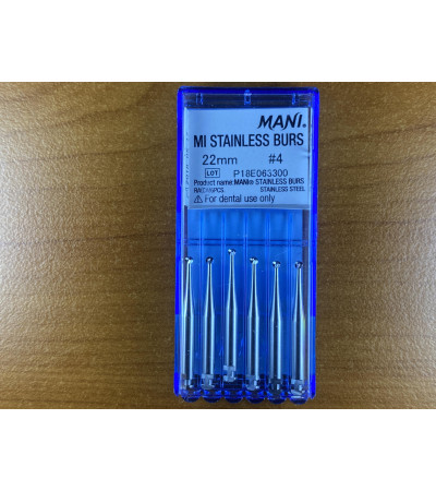 MI Stainless Burs N4 22MM 