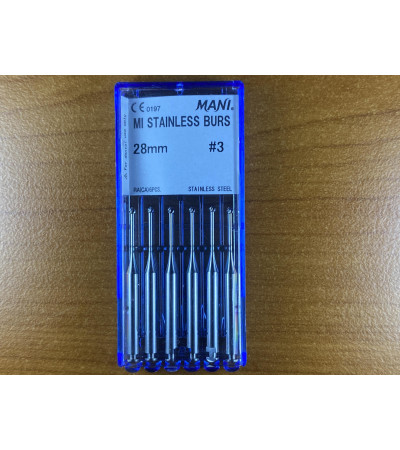 MI Stainless Burs N3 28MM