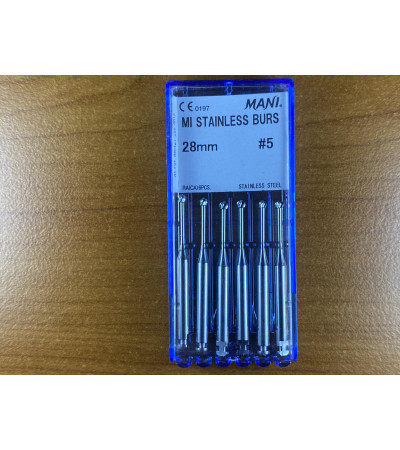 MI Stainless Burs N5 28MM