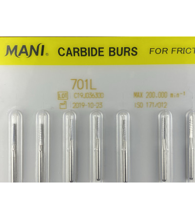 Carbide Burs N701L 7MM 