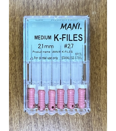 Medium K Files N27 21MM 