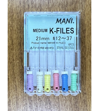 Medium K Files N12-37 21MM 