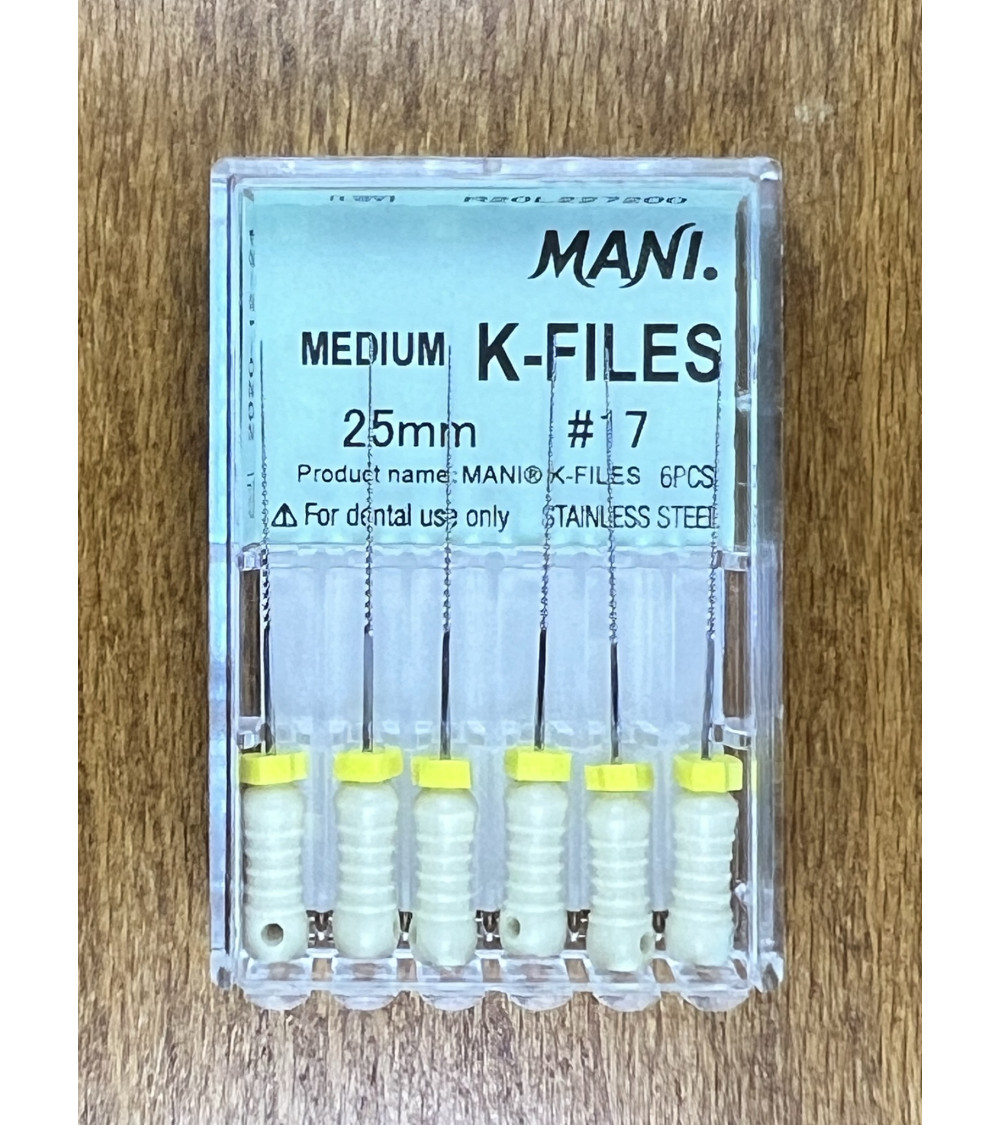 Medium K Files N17 25MM 