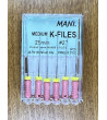 Medium K Files N27 25MM 