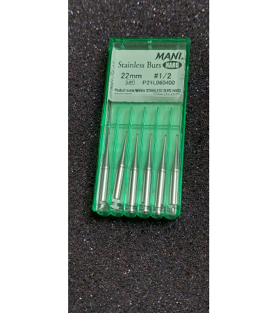 Hard Stainless Burs N1-2 22MM 