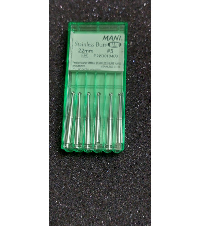 Hard Stainless Burs N5 22MM 