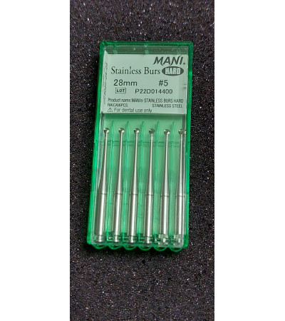Hard Stainless Burs N5 28MM