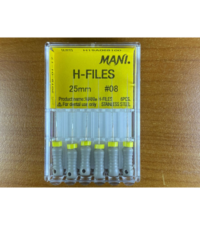 H Files N08 25MM 