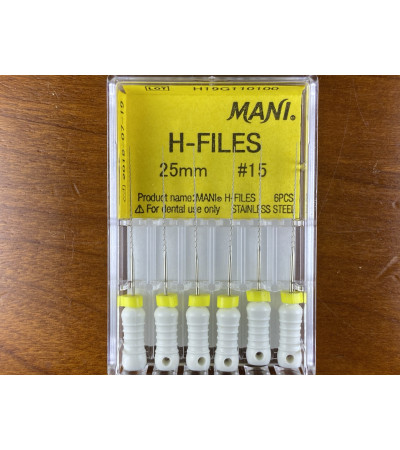H Files N15 25MM 