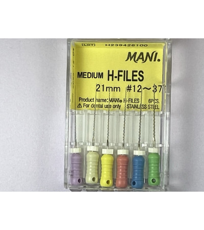 Medium H Files N12-37 21MM 