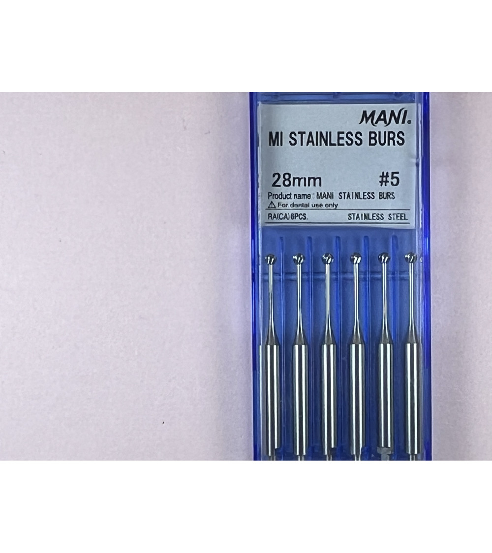 MI Stainless Burs N5 28MM MI Stainless Burs N5 28MM