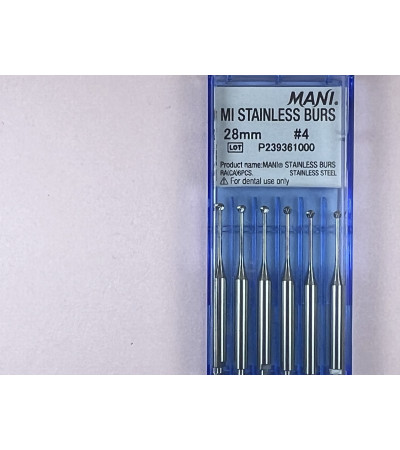 MI Stainless Burs N4 28MM